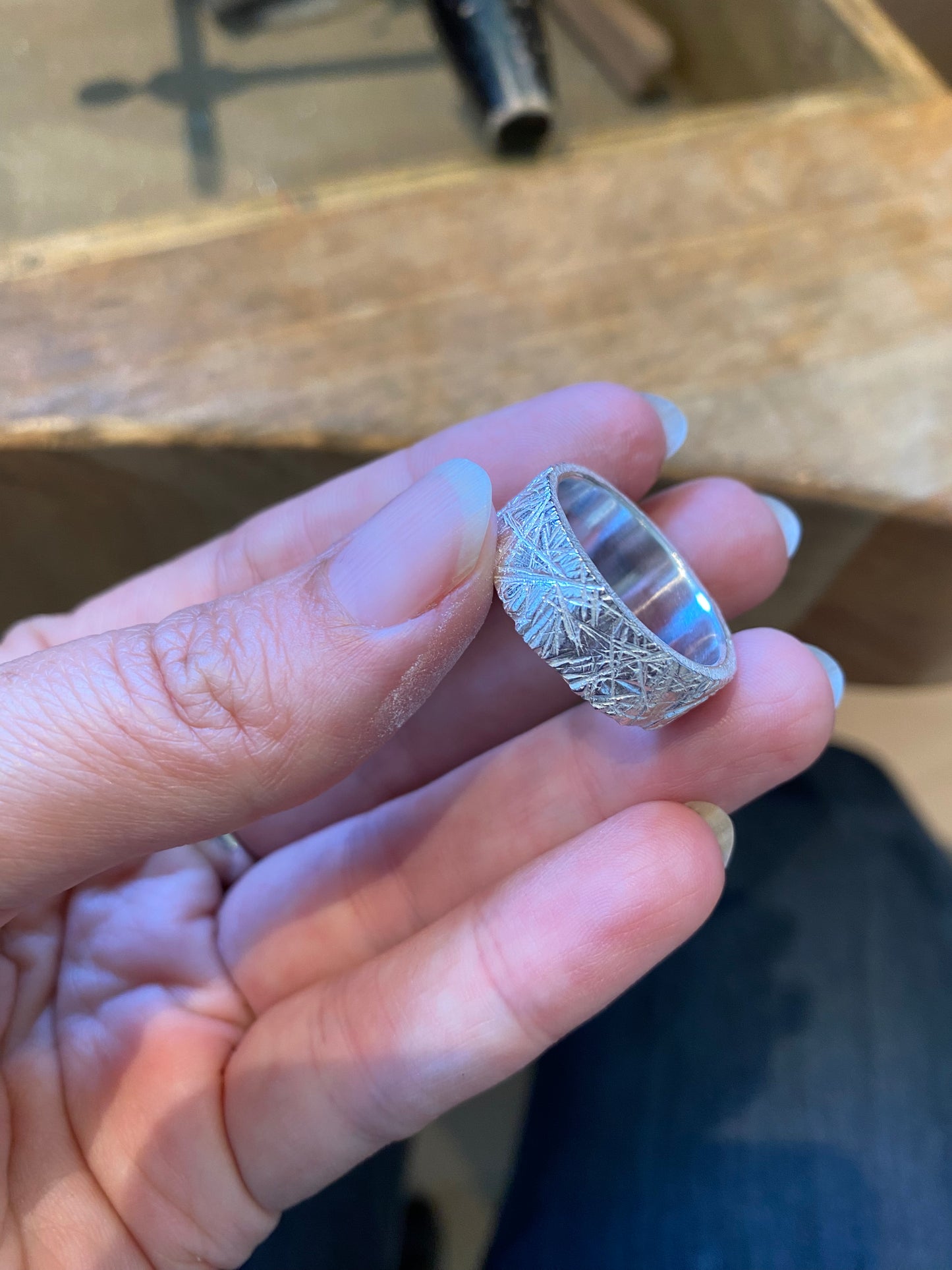 Zilveren ring
