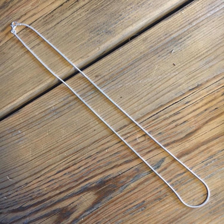 Halsketting Slangencolier met karabijnhaak