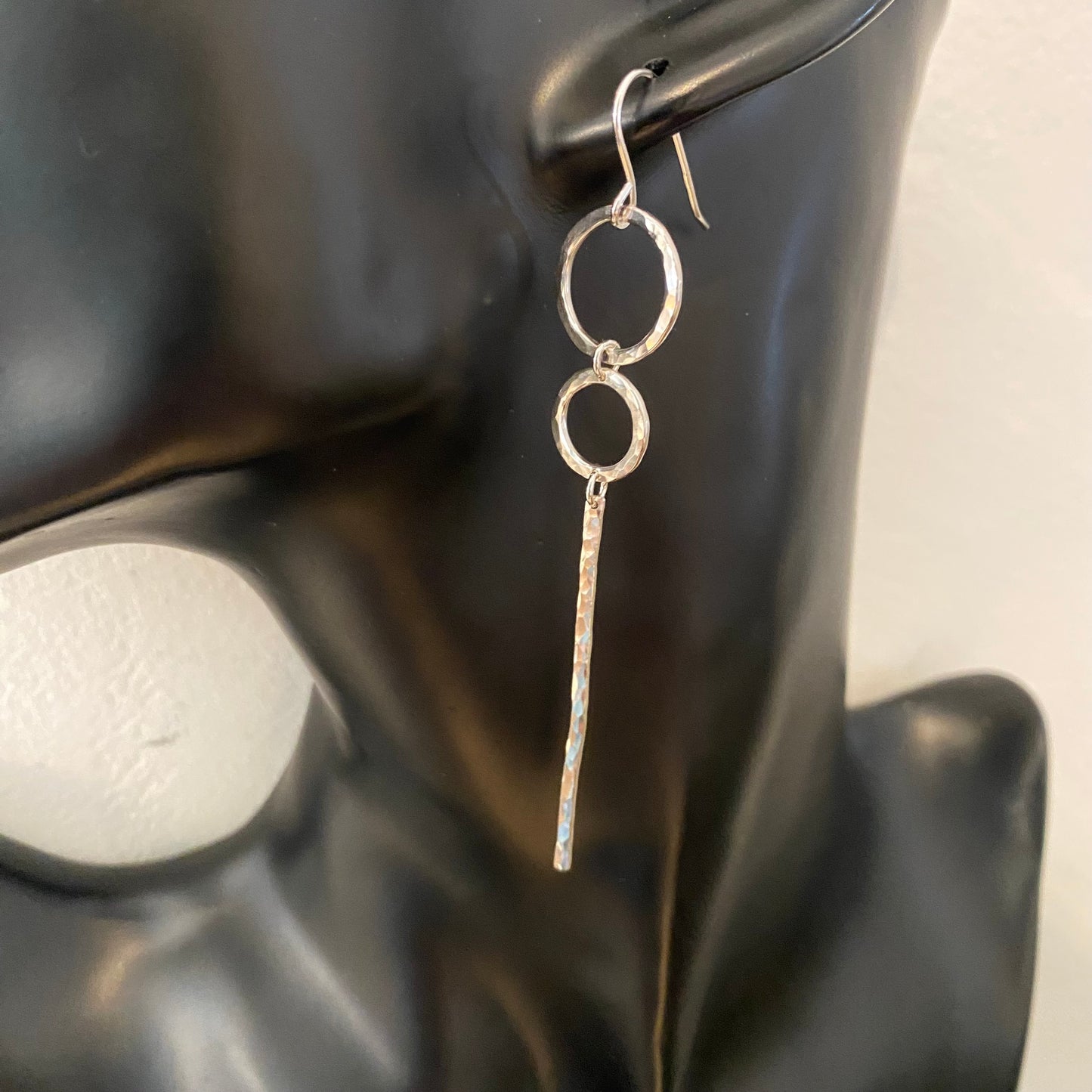 Hammered Oorbellen Sterre