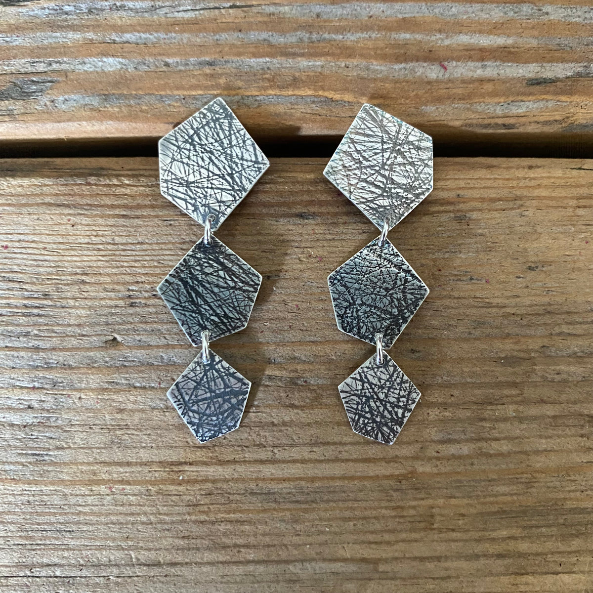 Oxidized Oorbellen Oliva
