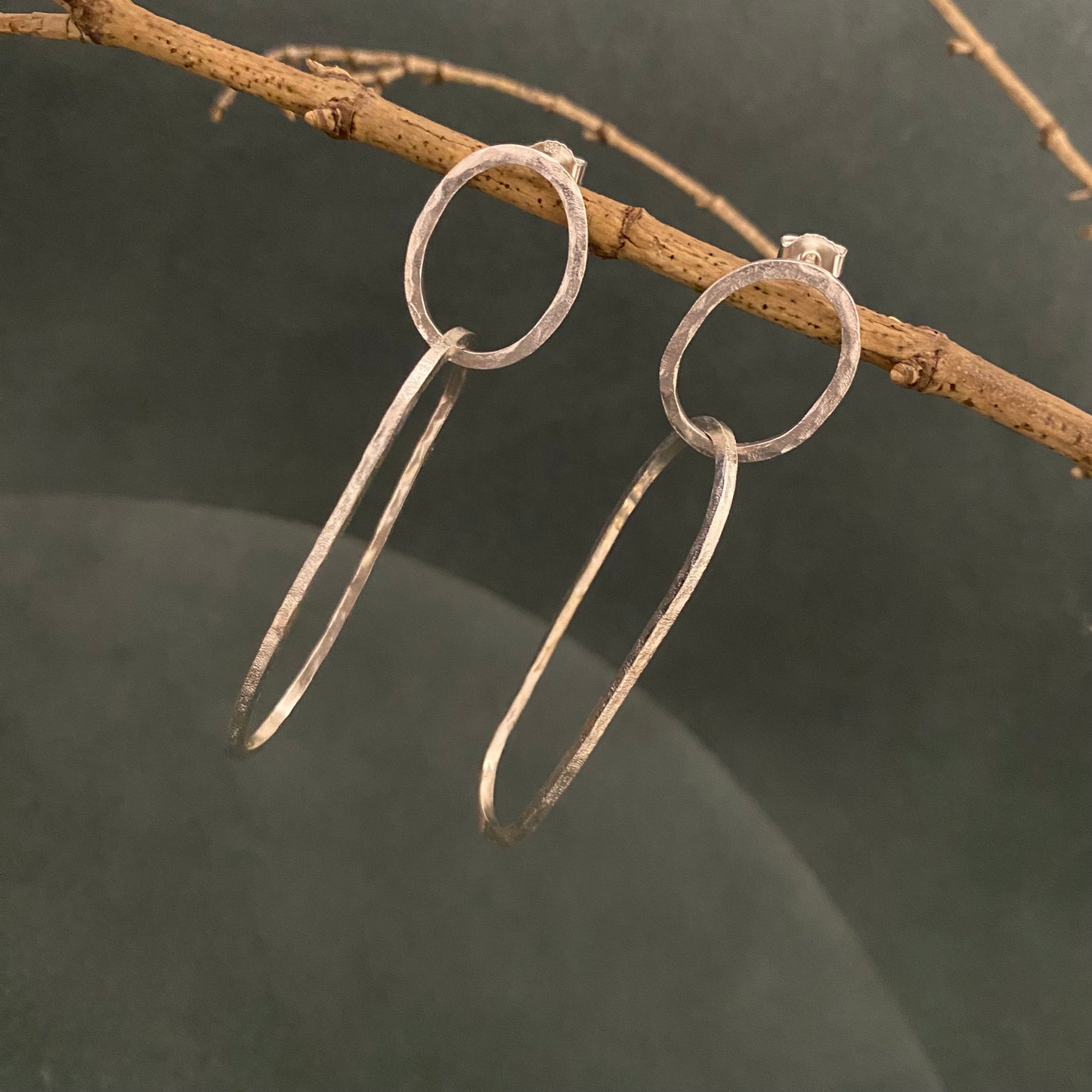 Hammered Oorbellen Noëlle