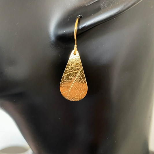 Leaves Oorbellen Elize - Verguld zilver - Snel leverbaar