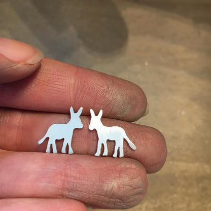 Velvet Oorstekertjes Yanou twee ezeltjes