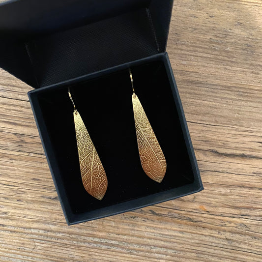 Leaves Oorbellen Anna - Verguld zilver - Snel leverbaar