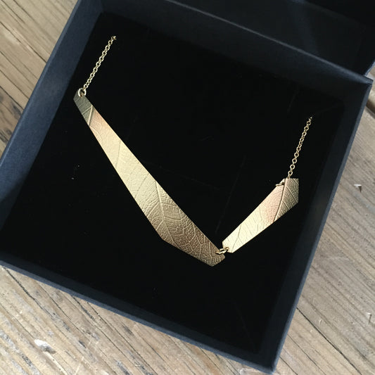 Leaves Halsketting Lynn - Verguld Zilver - 45cm - Snel leverbaar