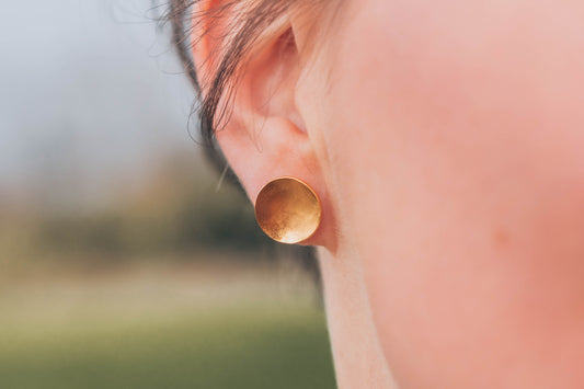 Velvet Oorbellen Moonia - Verguld Zilver - Snel leverbaar