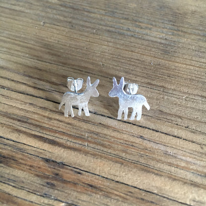 Velvet Oorstekertjes Yanou twee ezeltjes