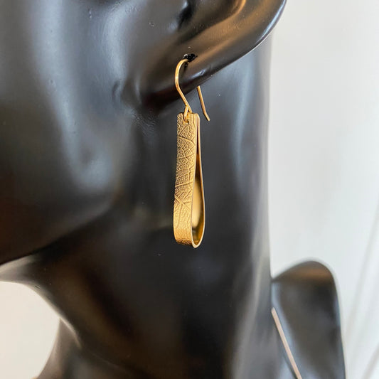 Leaves Oorbellen Sarah - Verguld zilver - Snel leverbaar